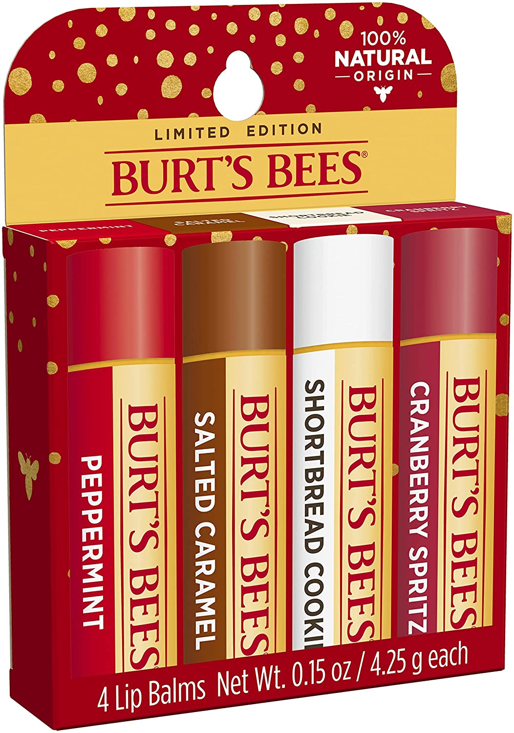 holiday chapstick from burts bees
