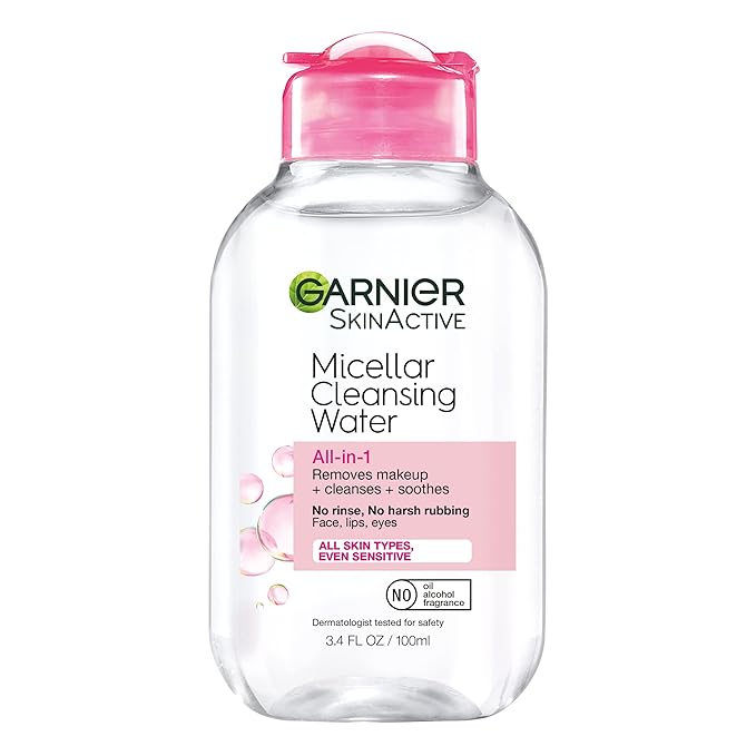 image of garnier micellar cleansing water travel size